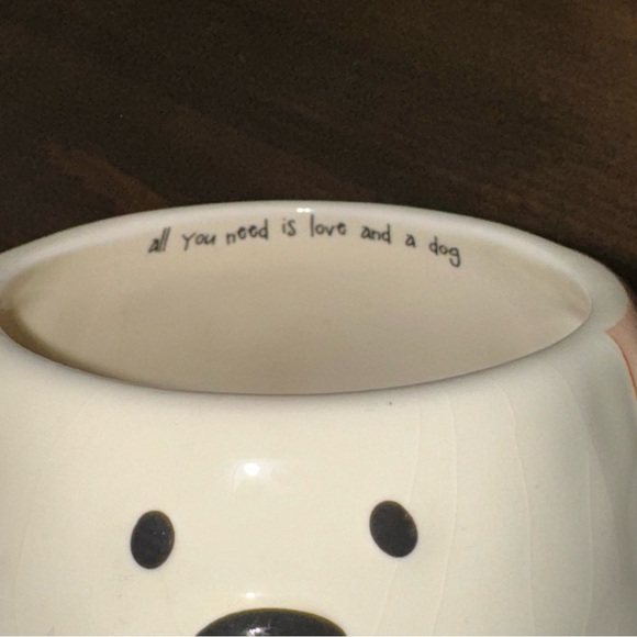 Natural Life, Folk Dog Mug; all you need is love and a dog!! - Picture 5 of 9